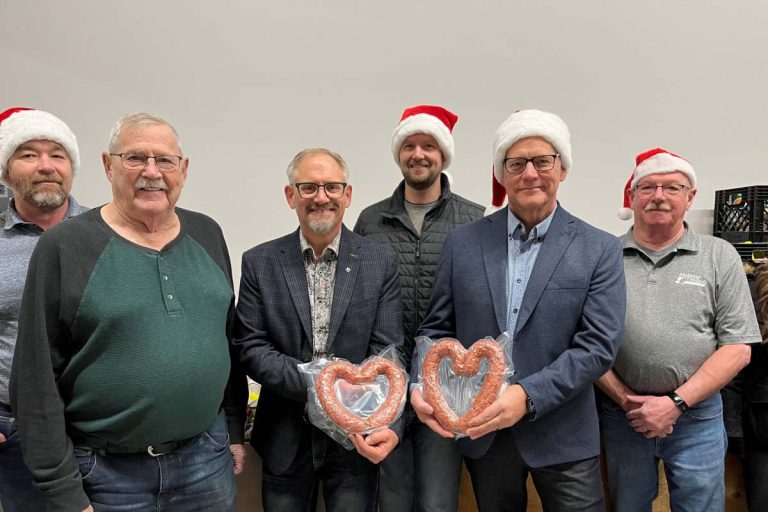 HyLife Holiday Helpers participating in a community giving initiative during the holidays