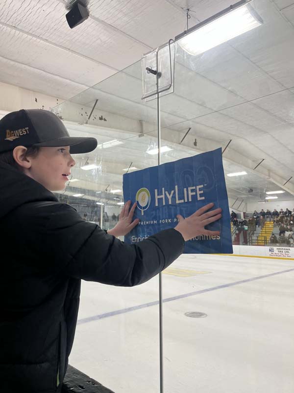 HyLife supporting local sports and community engagement at a game