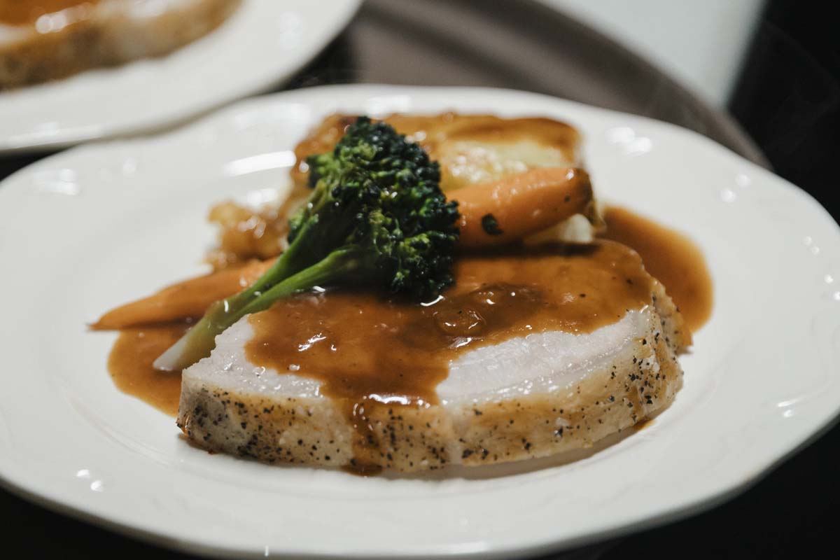 HyLife showcasing premium pork at a local Manitoba food event