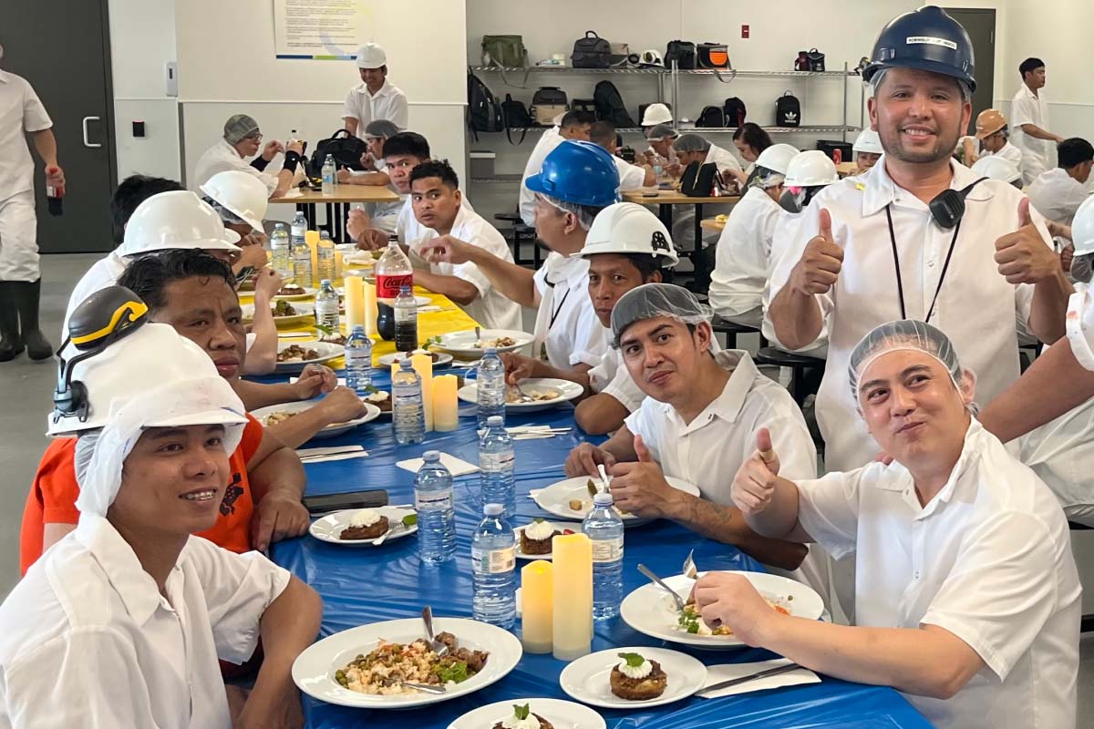 Workplace celebration highlighting employee commitment and appreciation