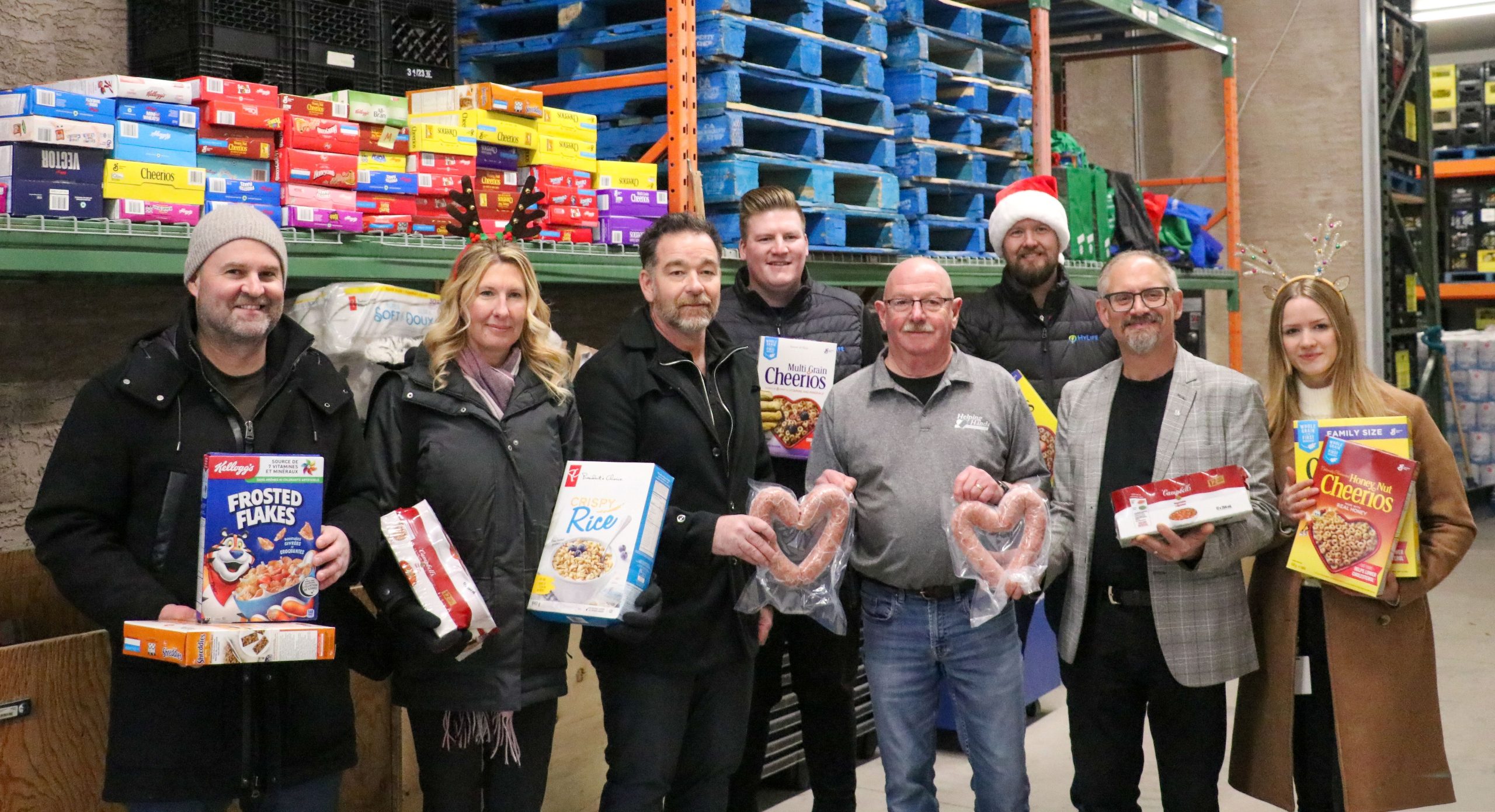 Room To Give Donation Drop With Steinbach Mayor