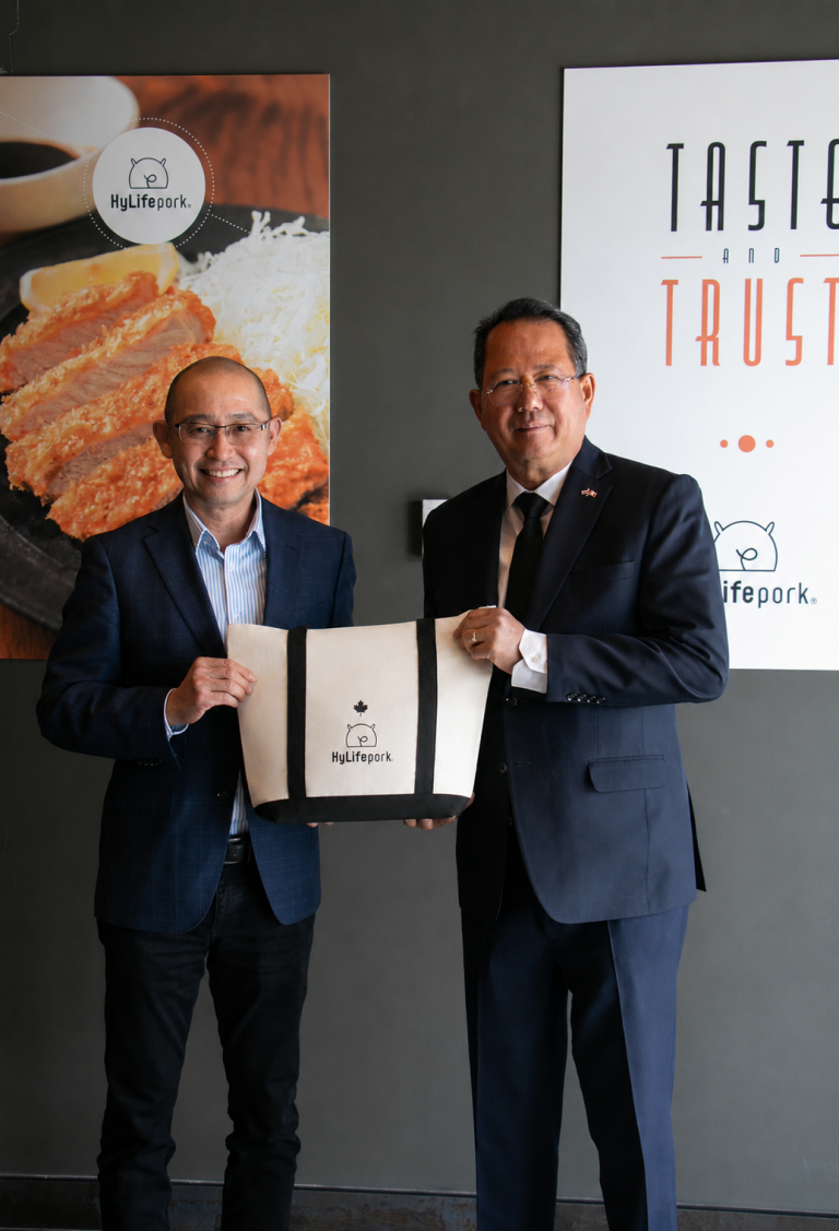 HyLife was honoured to host His Excellency Mr. Darm Boontham, Ambassador of the Kingdom of Thailand to Canada. Karan Sangfai HyLife President and CEO.