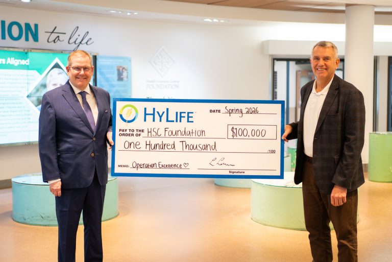 HyLife donates $100,000 to the HSC Foundation